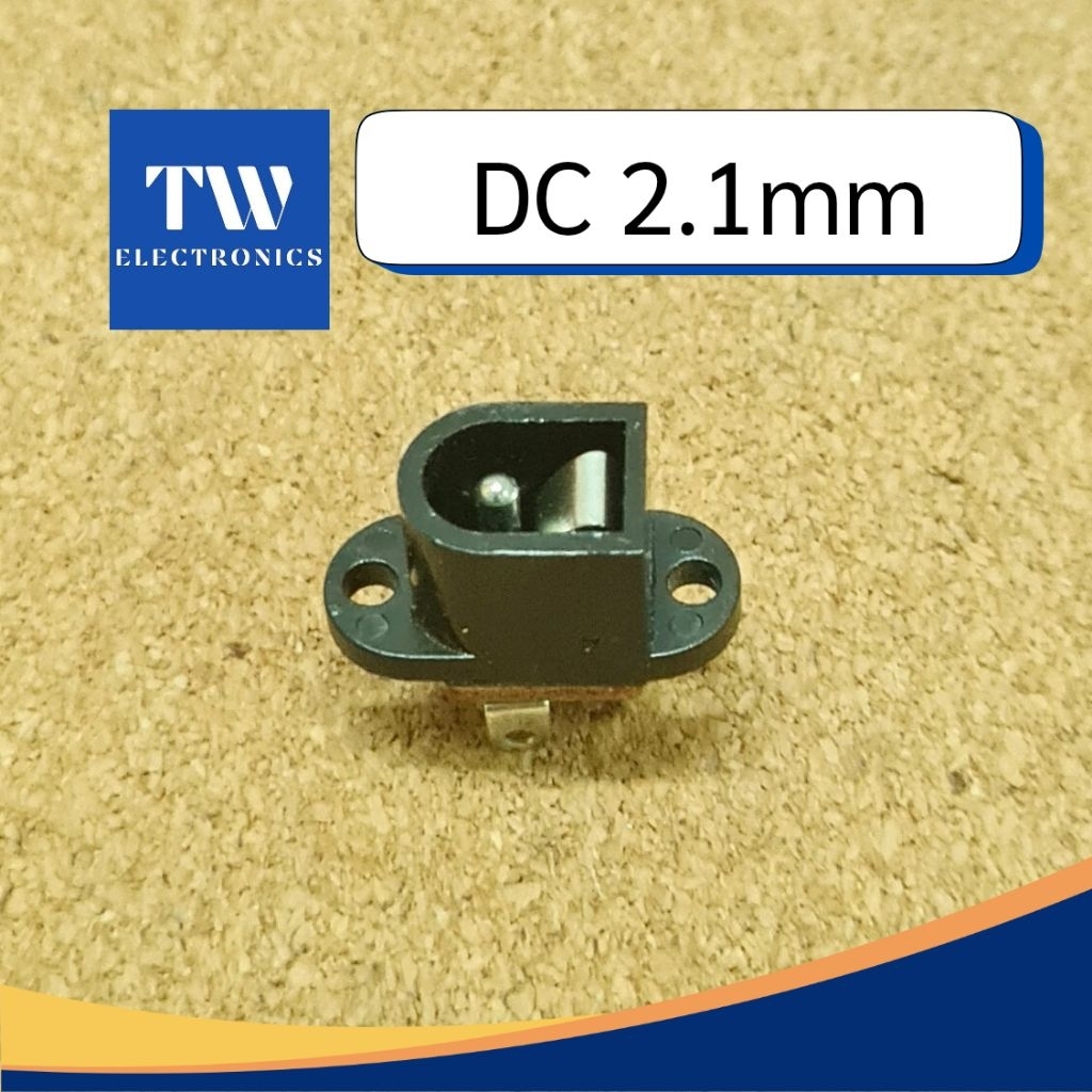 แจ็คDC2.1mmรุ่นมีปีกสำหรับยึดขันน็อต