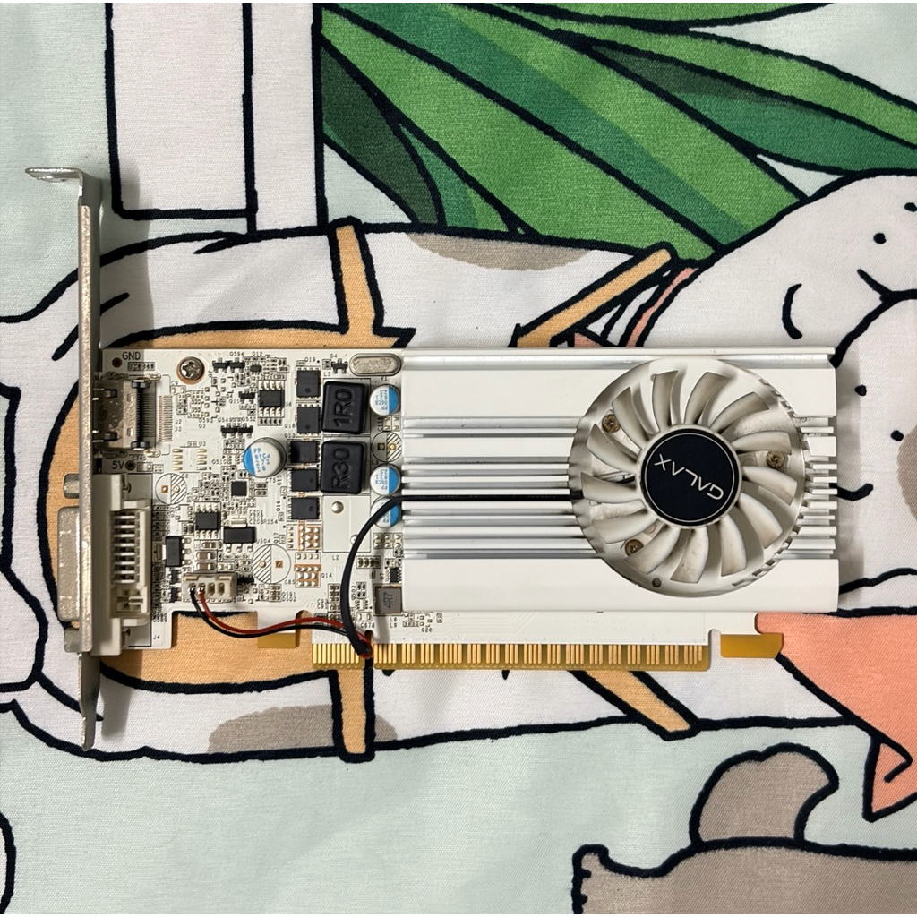 (มือสอง)GALAX GT 1030 EXOC WHITE 2GB GDDR5 สภาพดี ใช้งานปกติ