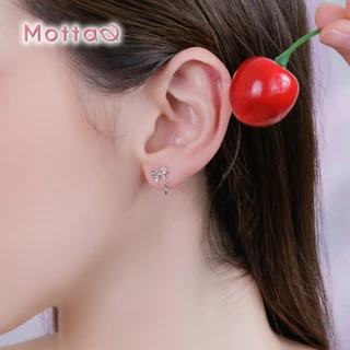 Motta Silver Wish Online Exclusive ต่างหูติดหูเงินแท้ ดีไซน์สวยหรู ใส่ได้ทุกวัน