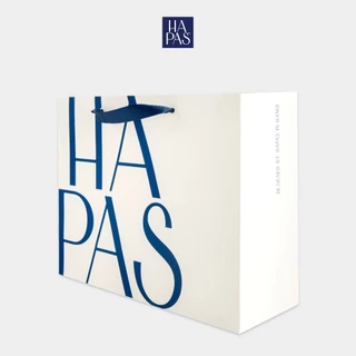 ถุงกระดาษ HAPAS สีขาว พรีเมียม | ของขวัญคุณภาพสูง