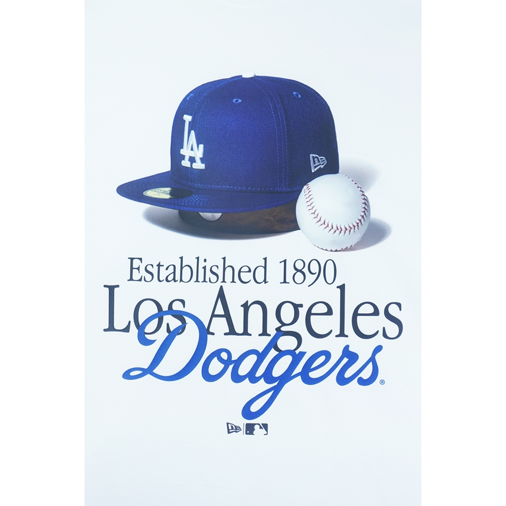 New Era เสื้อยืดแขนสั้นรุ่น LOS ANGELES DODGERS GRAPHIC PACK CEWHITE (WHITE) OVERSIZED SHORT SLEEVE TEE APPAREL ราคา ถูกที่สุด ดีลบีเคเค แกลเลอรีภาพที่ 2