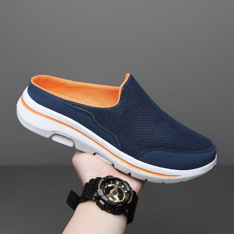 Size 39~48 รองเท้าผ้าใบเปิดส้นผู้ชาย