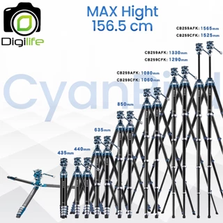 ลดล้างสต๊อก บางตัวอาจมีตำหนิ - Benro Tripod CyanBird CB259AFK ( FS20Pro ) ขาตั้งกล้อง น้ำหนักเบา กางราบได้ / Digilife