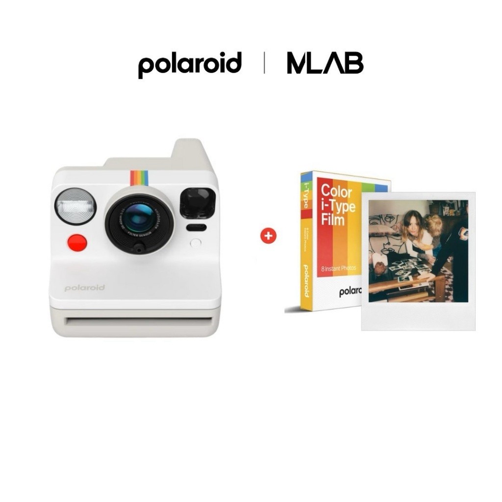 [Polaroid] Polaroid Now Generation 3 กล้องโพลารอยด์ + ฟิล์มสี i-Type 8 ภาพ (Bundle Set)