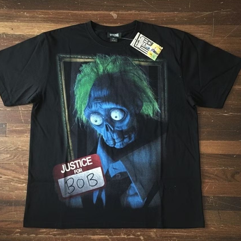เสื้อยืด ภาพยนตร์เรื่อง Beetle juice ผี BoB ผู้น่าสงสาร ลิขสิทธิ์ปี 2025
