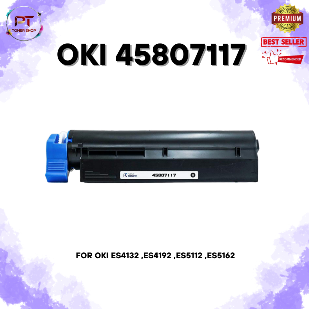 OKI 45807117 หมึกเทียบเท่า (ES5112 /ES5162 สำหรับ OKI ES4132,ES4192,ES5112,ES5162)