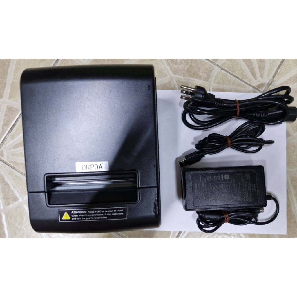 สินค้ามือสอง สภาพคามรูป เครื่องปริ้นใบเสร็จ 80มม DRPDA M804 Thermal Receipt Pirnter Loyverse Ocha Po