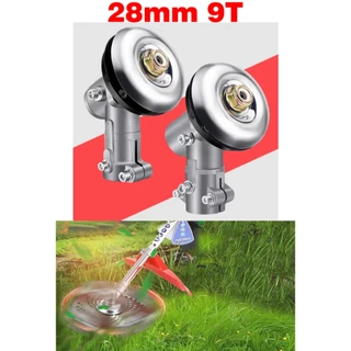 【Shopee 8.8 ลดโหด โค้ดคุ้ม】หัวเกียร์28mm.9ฟัน พร่อมสกรู+น็อตแบบ เครื่องตัดหญ้า กระบอกตัดหญ้าทรง UFO
