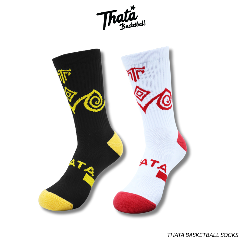 ถุงเท้าบาสเกตบอล THATA x นักรบมนตรา THATA x MANTRA WARRIOR socks