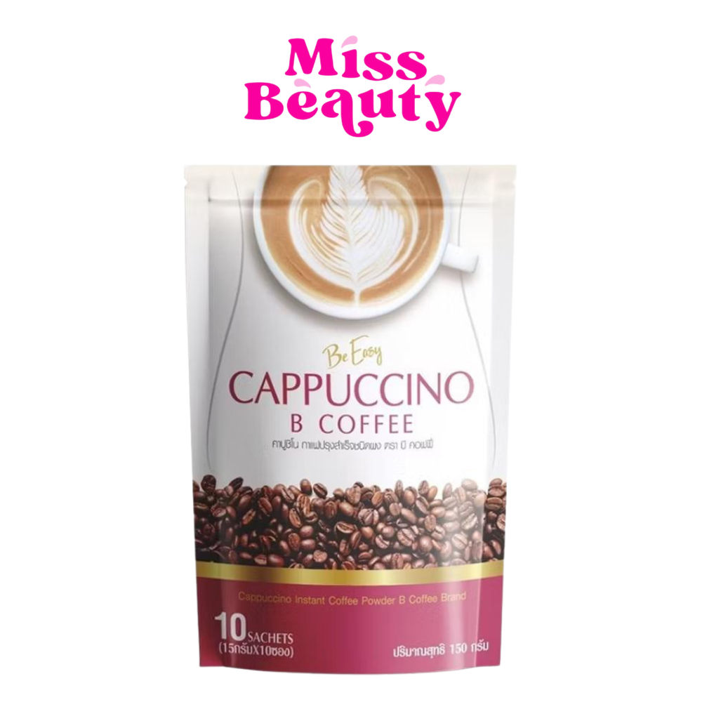 Be Easy Cappuccino กาแฟปูชิโน ปรุงสำเร็จชนิดผง กาแฟนางบี ตรา บีคอฟฟี่