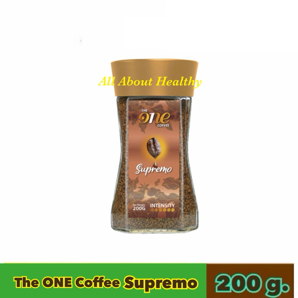 [EXP : 09.2027]กาแฟสำเร็จรูป THE ONE Supremo ฟรีซดราย ปริมาณ 200 กรัม จำนวน 1 ขวด – โปรปัง