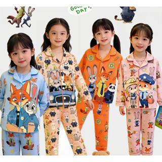 YY187 ชุดนอนเด็กเซ็ต 2 ชิ้น ลายการ์ตูนตำรวจ ลายตำรวจการ์ตูน …