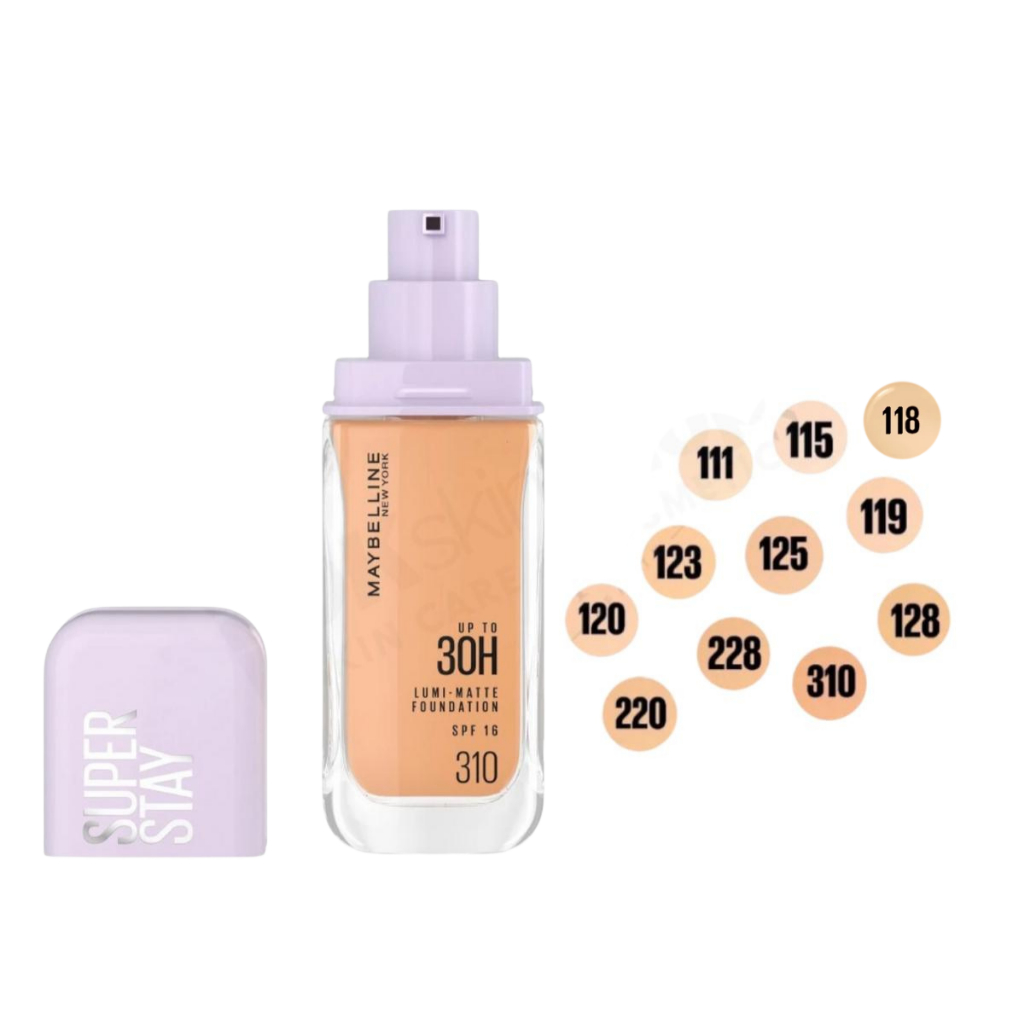 เมย์เบลลีน ซุปเปอร์ ลูมิ-แมท ฟาวเดชั่น MAYBELLINE NEW YORK SUPERSTAY LUMI- MATTE FOUNDATION SPF16 (35ml.)