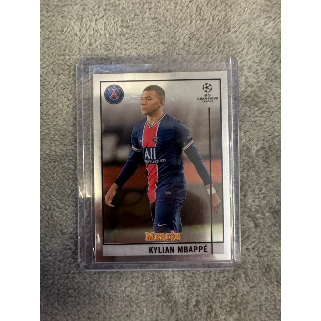 การ์ด Merlin Champions League Kylian Mbappe