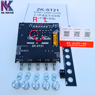 ZK-ST21 แท้100% บริดโมโน+โมเสียง กำลังขับ 200W+200W รองรับการต่อซับแยก และการต่อปรีไมค์