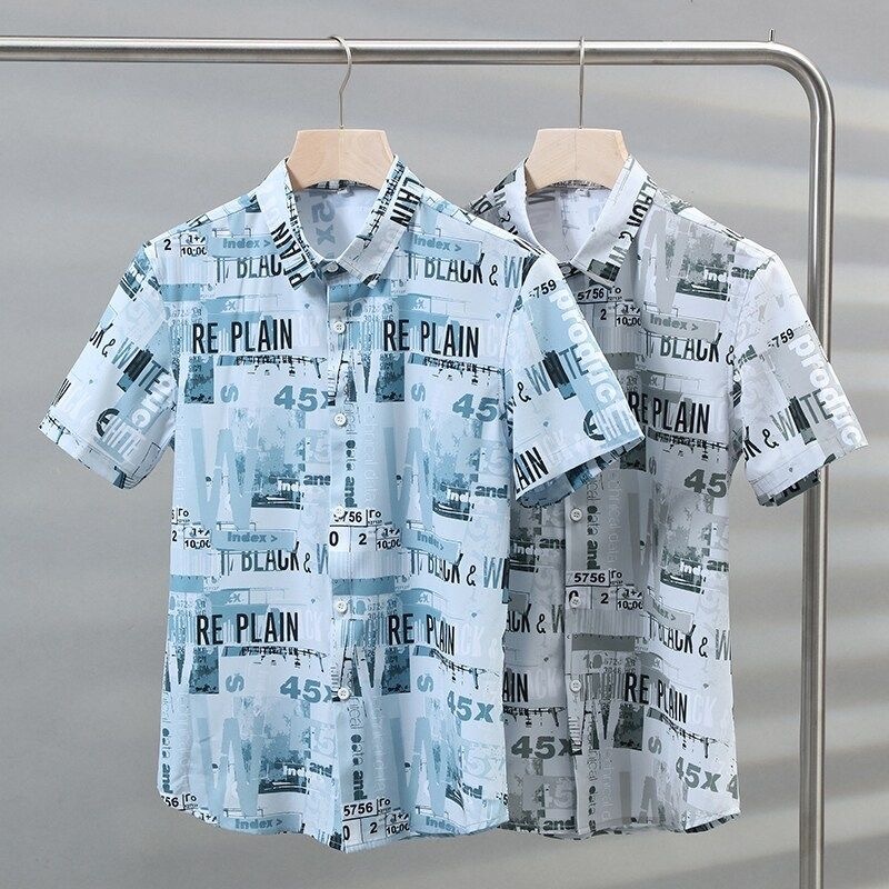 เสื้อยืดระบายอากาศผู้ชายฤดูร้อนเสื้อผู้ชายรุ่นเกาหลีเหมาะอย่างยิ่งสำหรับวันสงกราะห์แฟชั่นฤดูร้อนฮาวายพื้น ที่สำคัญเสื้อผ ราคา ถูกที่สุด ดีลบีเคเค รูปภาพหลัก