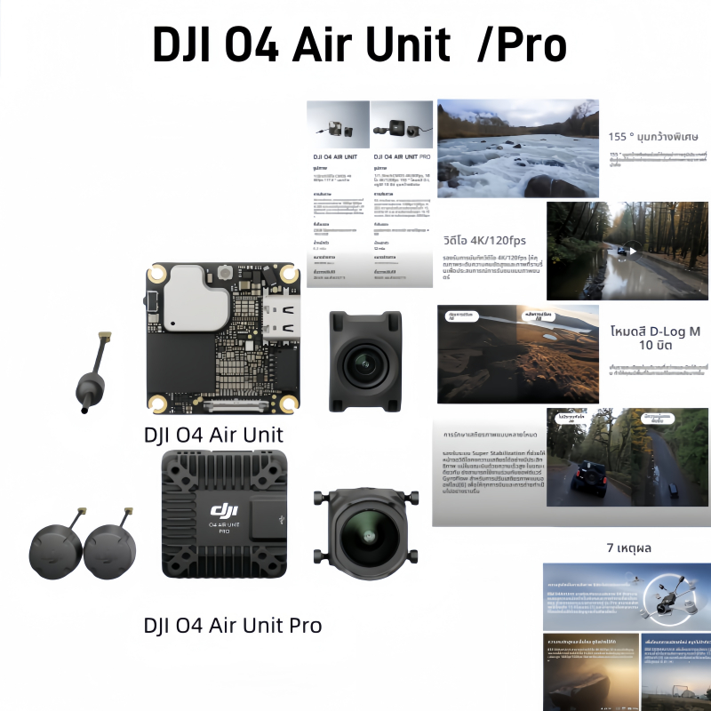 【New Arrival】DJI O4 Air Unit DJI O4 Air Unit Pro FPV Droneระบบส่งสัญญาณดิจิตอลสําหรับ Goggles VR Ser