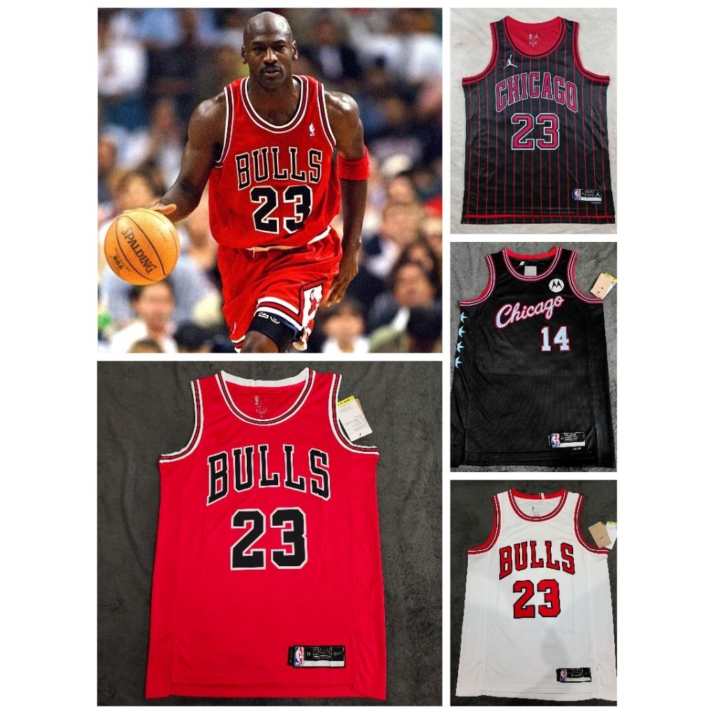 🇹🇭เสื้อบาสเกตบอล NBA งานอัดร้อน Chicago Bulls Michael Jordan