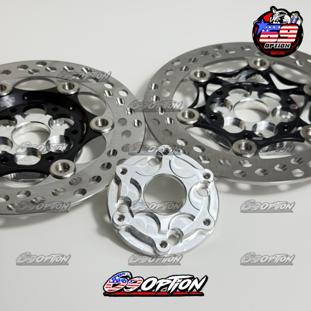 แผ่นรองจานBU69 สเปเซอร์รองจาน ขนาดจาน 200มิล สำหรับดุมลีโอ