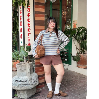 ส่วนลดโปรเปิดร้าน+ส่งฟรีโค้ดคุ้ม✅) พร้อมส่งเสื้อคอปกแขนยาวสุดชิค ใส่ได้ทุกวันแมตช์ง่ายสุดๆ”🌈(36-50)