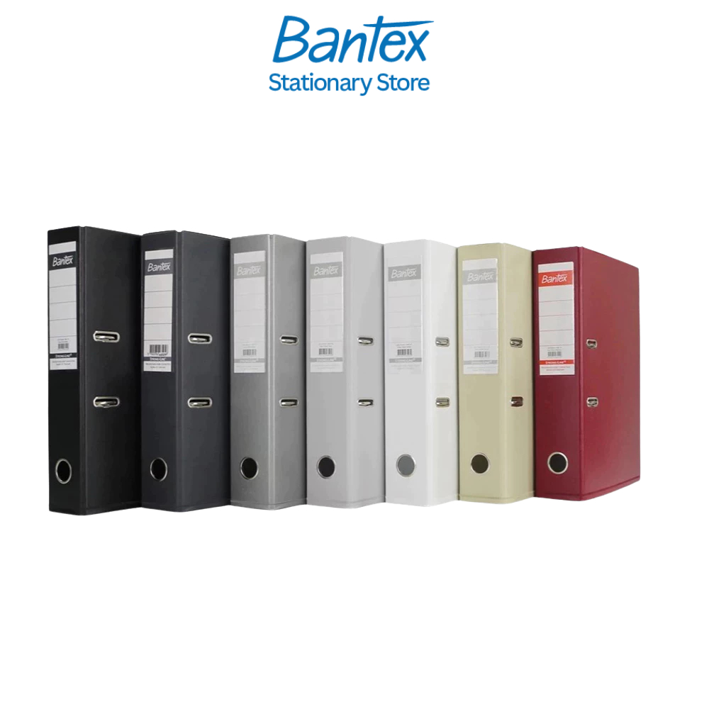 Bantex แฟ้ม แฟ้มใส่เอกสาร ขนาด A4 กระดาษแข็งหุ้มปก PP สันกว้าง แข็งแรง ล็อกแน่น อุปกรณ์สำนักงาน File