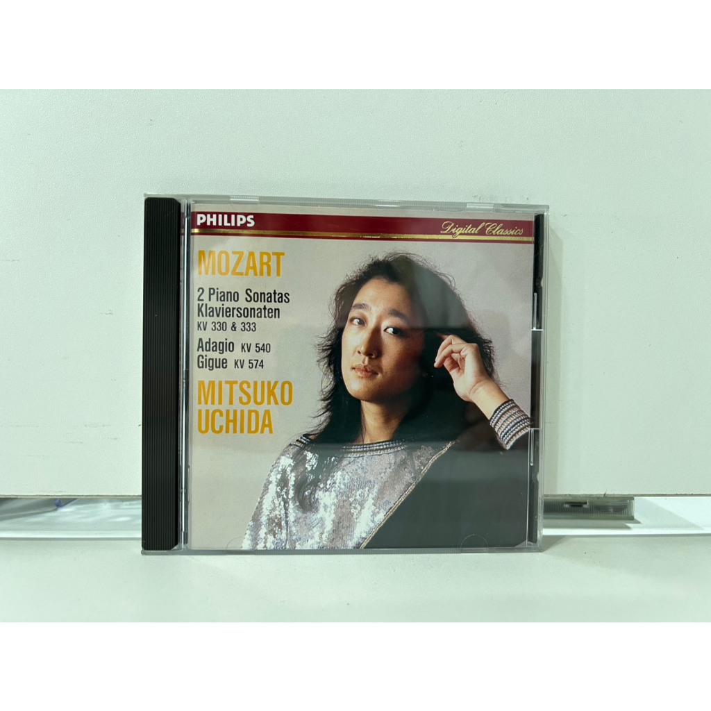 1 CD MUSIC ซีดีเพลงสากล MOZART 2 PIANO SONATAS K. 330 & 333 ADAGIO K. 540  GIGUE K. 574 MITSUKO UCHI
