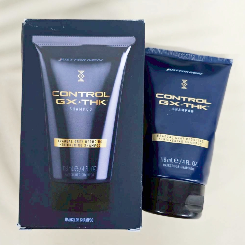 [Just for Men®] Control GX + THK Shampoo Gradual Grey Reduction 118 mL แชมพูสำหรับผู้ชาย