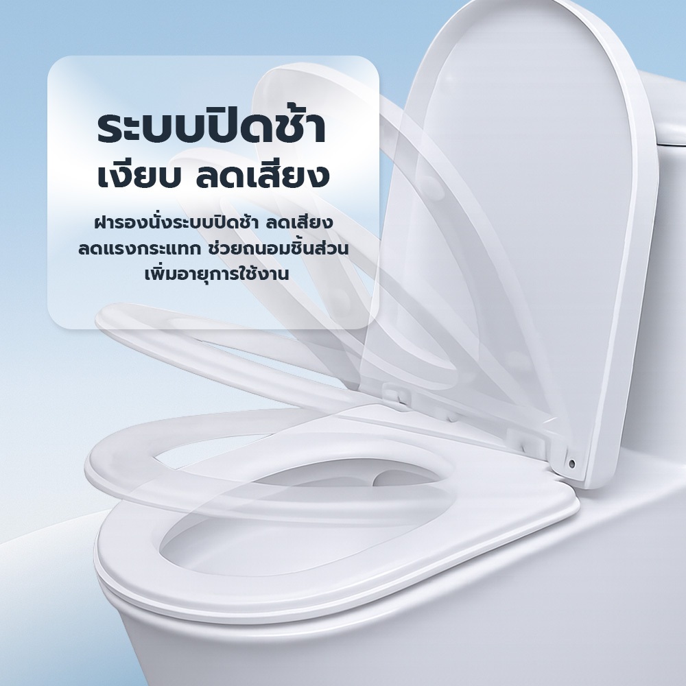 MAO ฝารองนั่งชักโครก รูปทรง U/V/O เพิ่มความหนาป้องกันการแตกหัก - รูปที่ 3