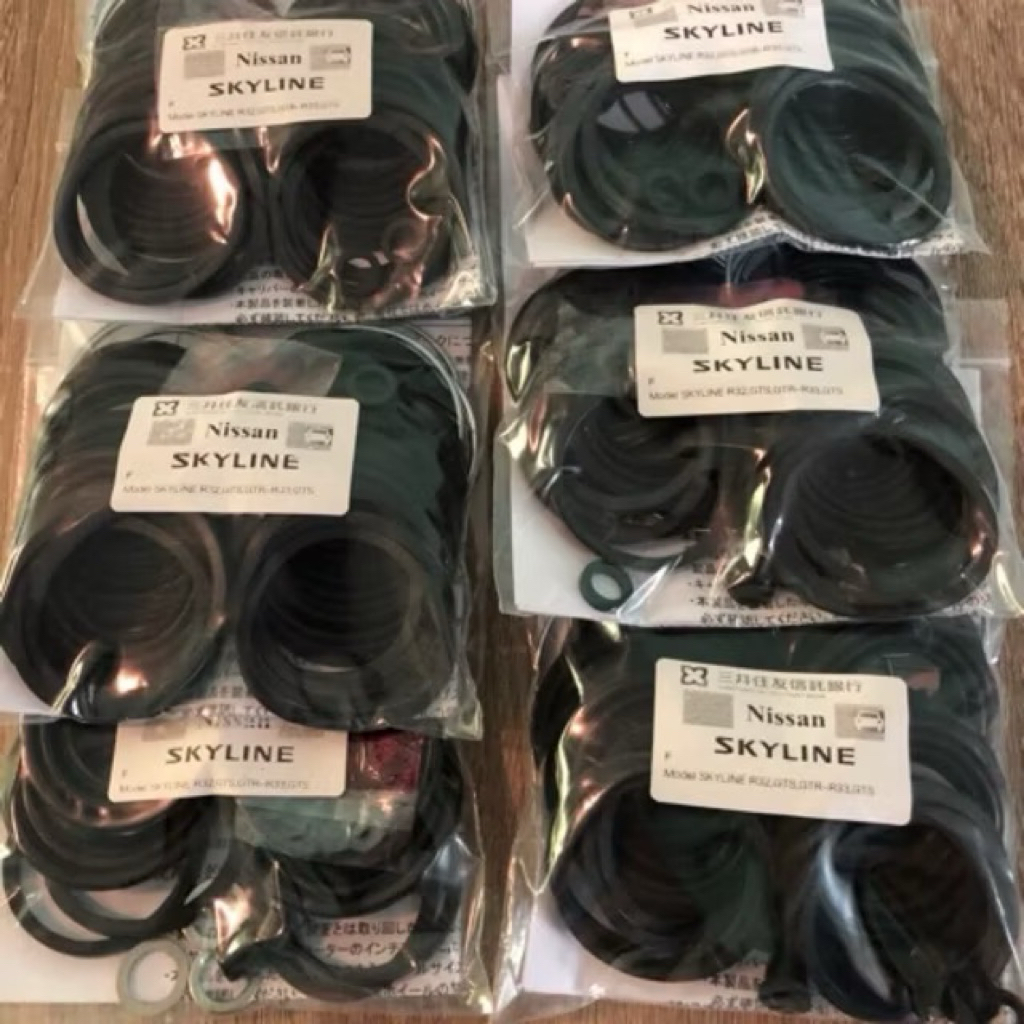 ชุดซ่อมเบรค & ยางดิสเบรค nissan skyline สกายไลน์ R32GTS-GTR, R33GTS R34GTS