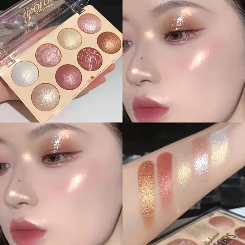 K APEINE จานสีไฮไลท์ อายแชโดว์ บลัชออน คอนทัวร์