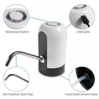 USB เครื่องกดน้ำอัตโนมัติ เครื่องปั้มน้ำขึ้นมาจากถัง Automatic Water Dispenser Pump-Manual เครื่องดูดน้ำ