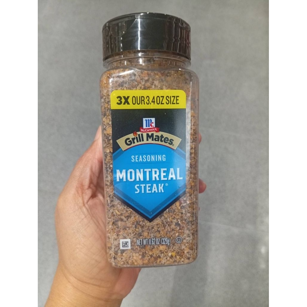 Mccormick Grill Mates Montreal Steak Seasoning 329gเครื่องปรุงรสสำหรับทำเสต๊ก 329กรัม