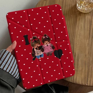 🔥พร้อมส่ง🔥เคสป้องกัน iPad แบบพับ Y Air8 Air7 Air13ที่ใส่ปากกา Mengqiqi เคส iPad ถอดออกได้ Gen11 Gen9