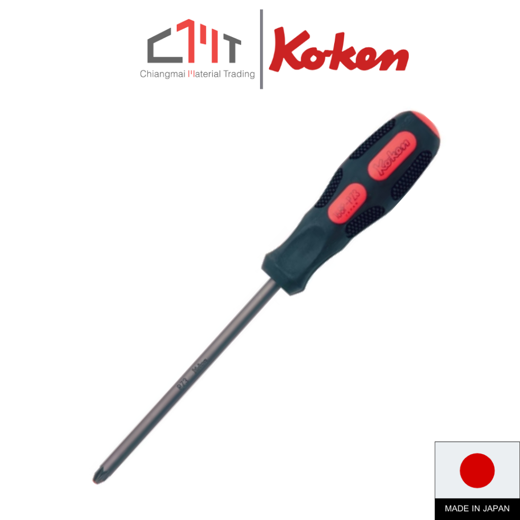 KOKEN ไขควงหัว Pozidiv No.168P(PZ)