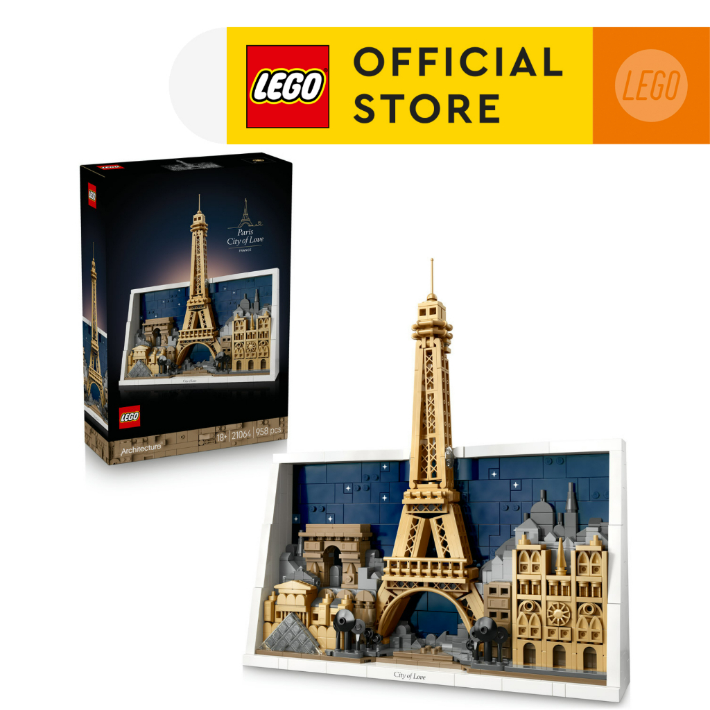 LEGO Architecture 21064 Paris – City of Love (958pcs.), Building Blocks, Kids Toy