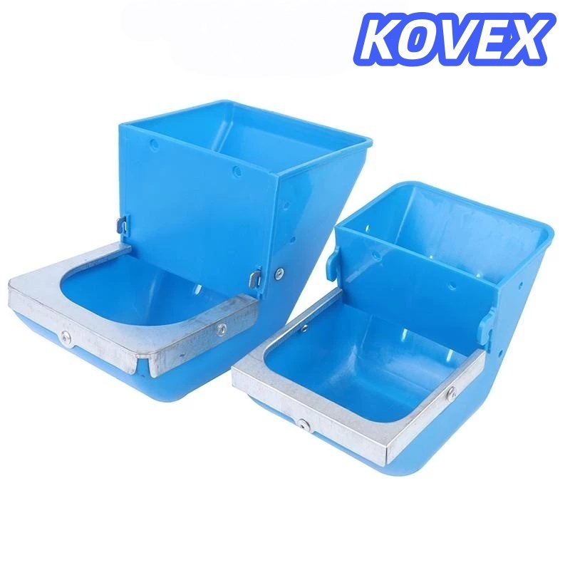 KOVEX 1PC กล่องป้อนกระต่าย Hopper กรงกระต่ายกระต่าย Anti Pickling Feed Trough