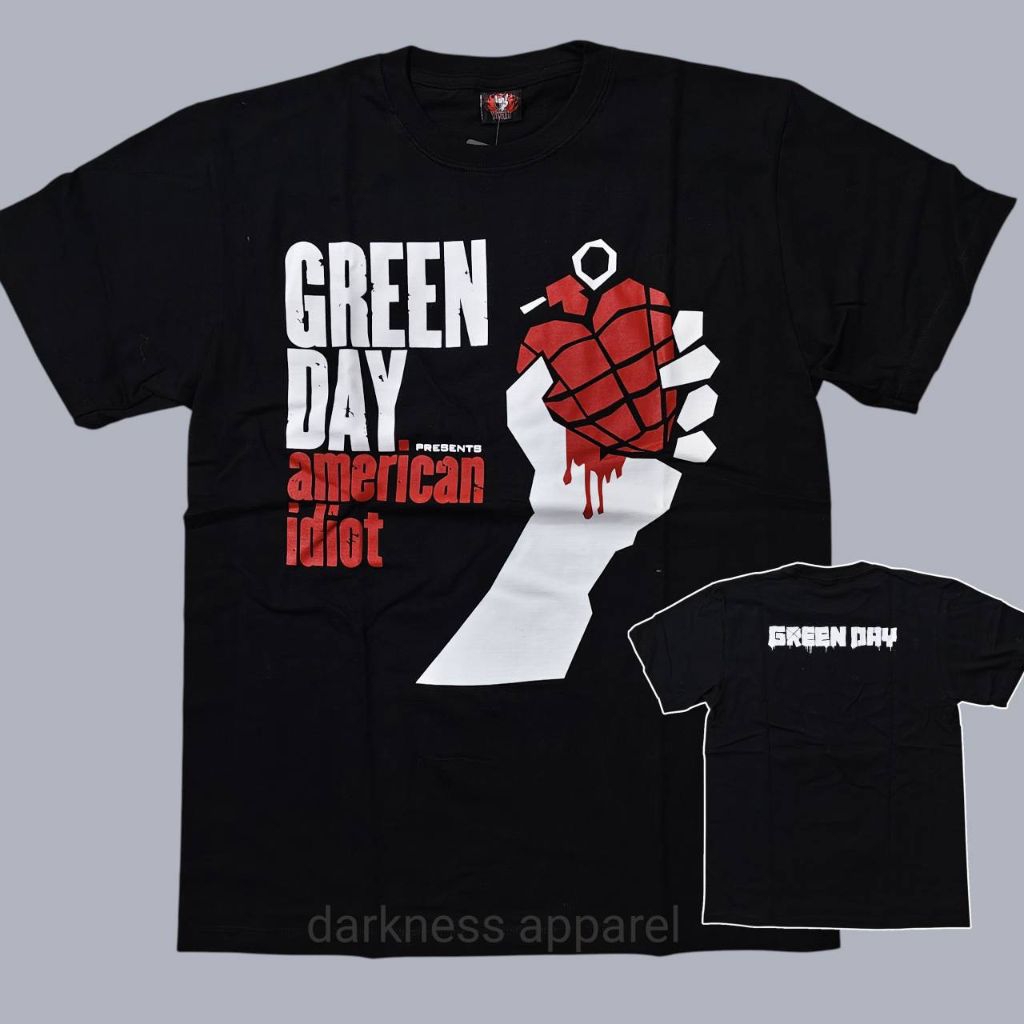 เสื้อยืด green day American idiot