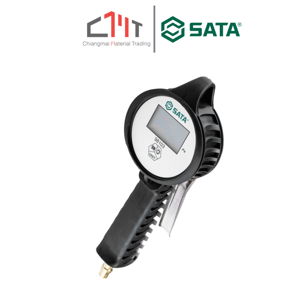 SATA หัวเติมลม แบบดิจิตอล No.98103 (Digital Tyre Inflator)