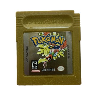 พร้อมส่ง เกม Pokemon Gold Version GBC สําหรับ Nintendo GameB…