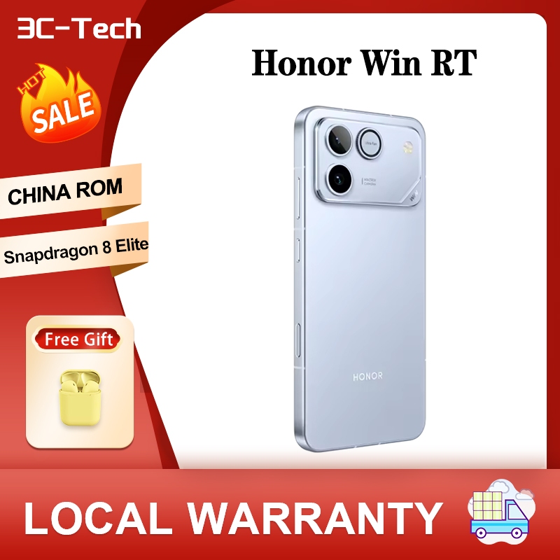 เวลาขนส่ง 10 วัน Honor Win RT CHINA ROM Mobile Phone Snapdragon 8 Elite 6.83" 10000mAh