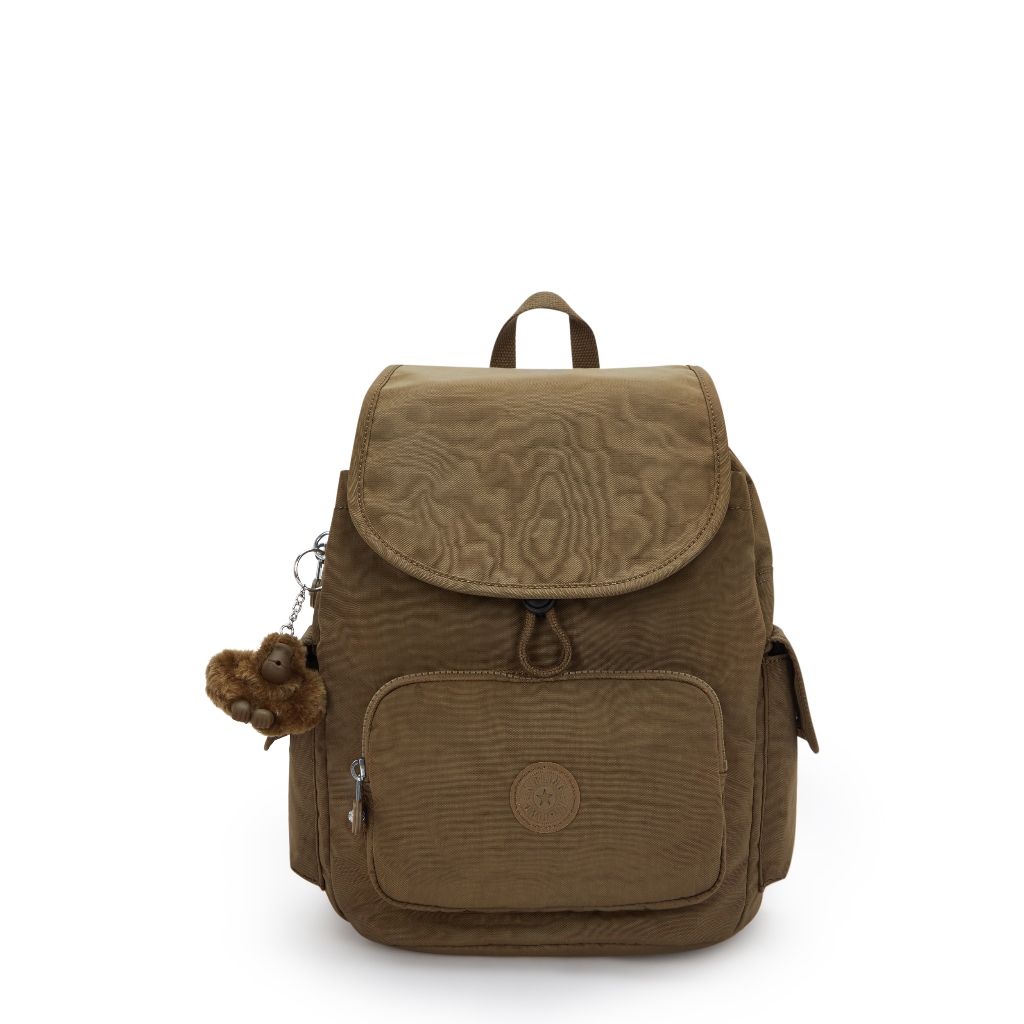 กระเป๋า KIPLING รุ่น CITY PACK S Smooth Khaki
