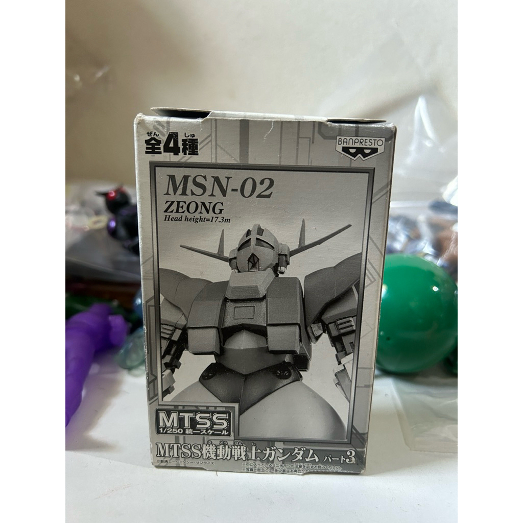 กันดั้ม Bandai MSN-02 Zeong จาก MTSS Mobile Suit Gundam Part 3 Banpresto