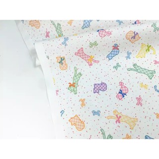 Preorder-ผ้าคอตตอนแท้100%_พิมพ์Digital หน้ากว้าง 110ซม.(44นิ…