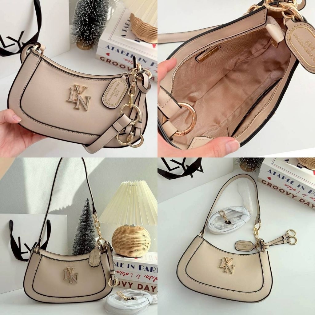 🌈พร้อมส่ง 𝐋𝐘𝐍 New Gastonia Rita Suede กระเป๋าทรงพอช-สะพายข้าง​ สาย​ 2 เส้น​ - รูปที่ 6