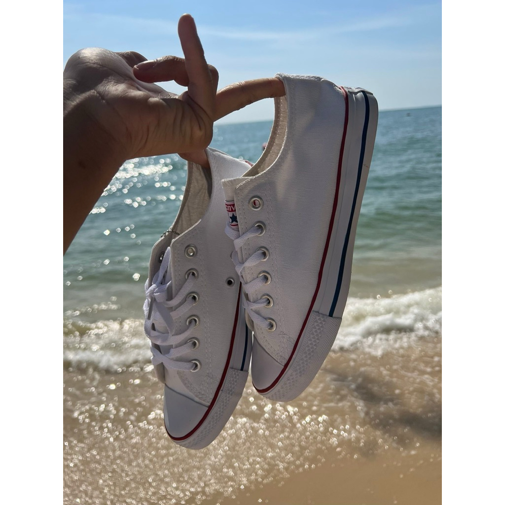 รองเท้าผ้าใบคอนเวิร์ส รองเท้าผ้าใบผู้ชาย รองเท้าผ้าใบผู้หญิง รับประกันสินค้าตรงปก 100% รองเท้าราคาถูก - รูปที่ 2