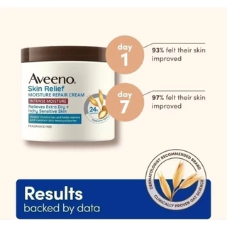แท้🎯พร้อมส่ง EXP 2027​ อาวีโน่ สกิน รีลิฟ มอยส์เจอร์ ครีม 311 ก. Aveeno Skin Relief Moisture Cream 311g