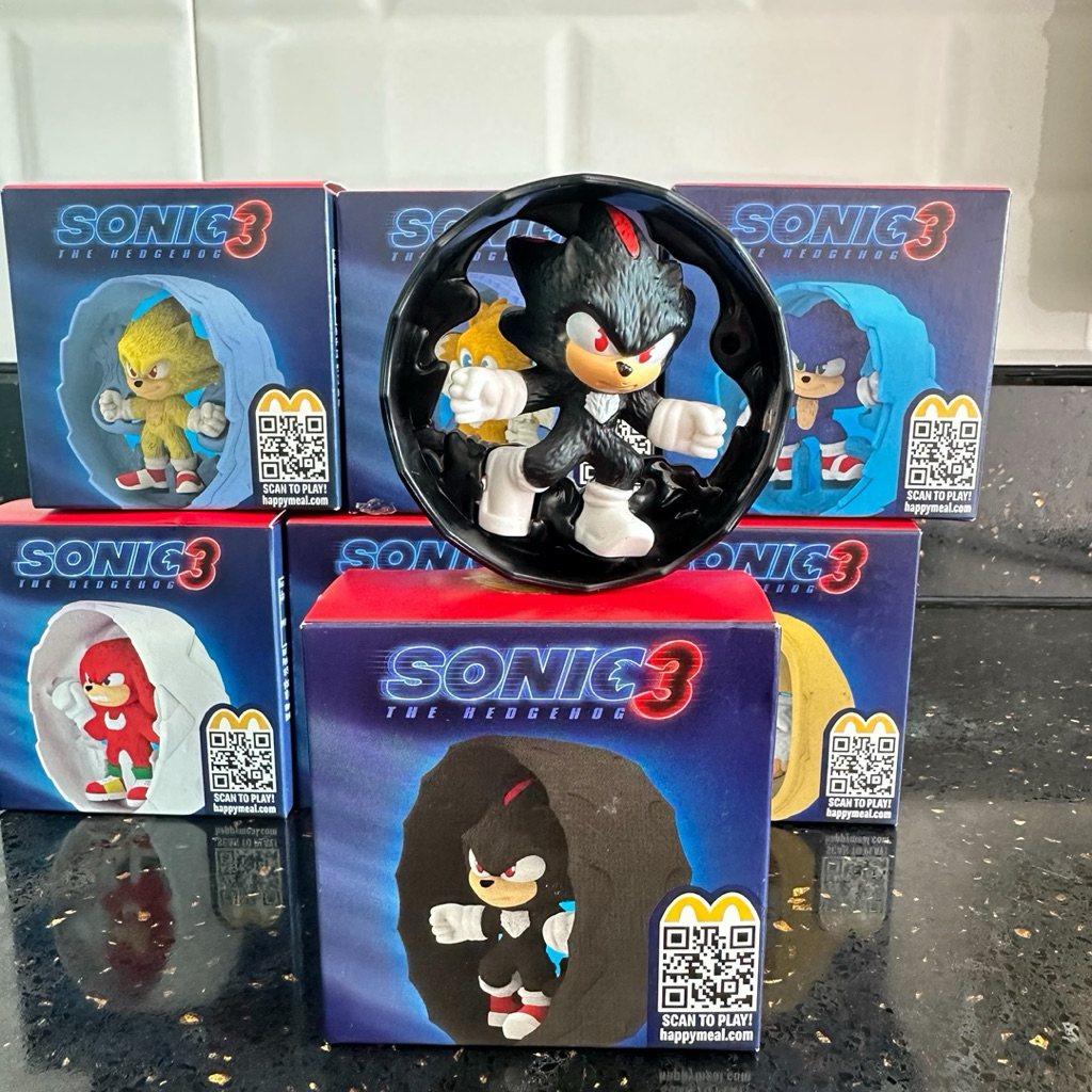 โซนิคชุดของเล่น Sonic 3 จากแมคโดนัลด์