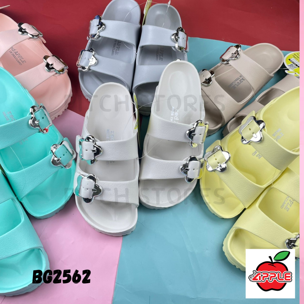 Redapple เรดแอปเปิ้ล รองเท้าแตะแบบสวมผู้หญิง รุ่น BG2562 (36-39)