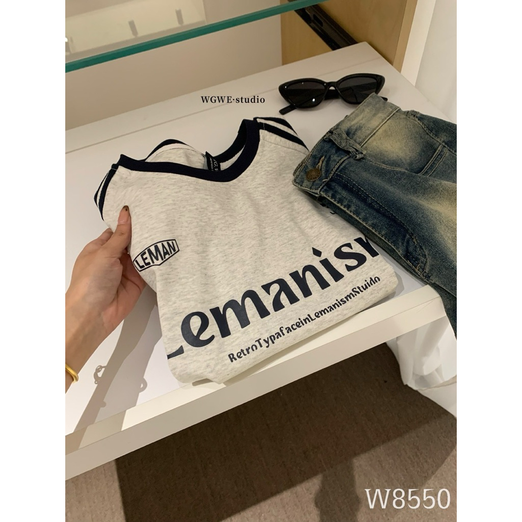 W8550 เสื้อแฟชั่น Tag🇰🇷🛍️WGWE - รูปที่ 6