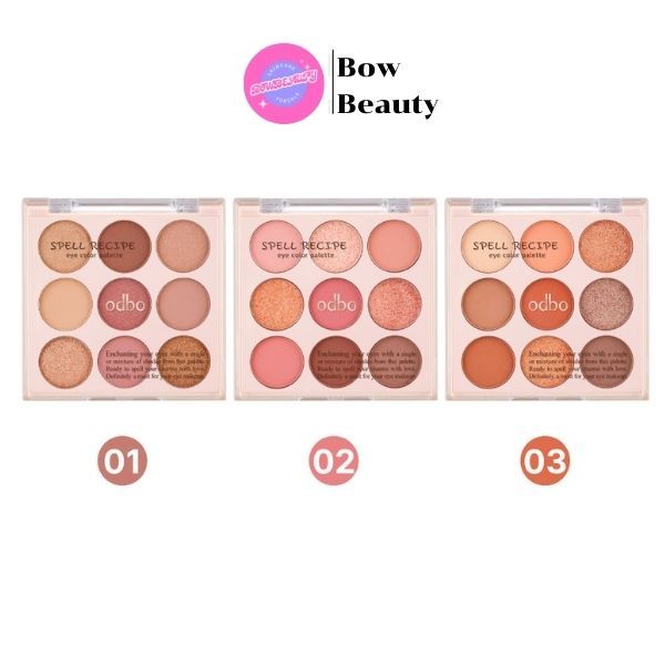 MINI PALETTE : Od2005 in the peach พาเลทท์อายแชโดว์ odbo